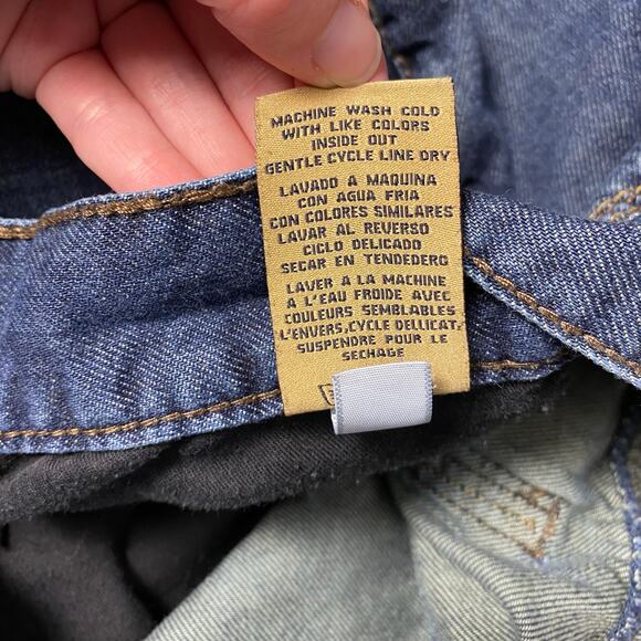 Seven7 Jeans Men’s 40 Straight Fit Blue Denim Medium Wash Whiskered Distressed‎ - Picture 11 of 13